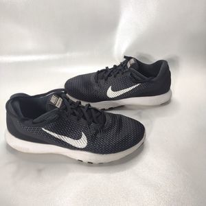 Nike Training Flex TR 7 Women's Size 7.5 Athletic Shoes Black Silver
